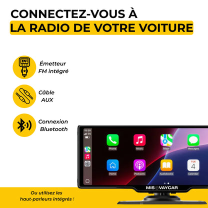 Interface Android Auto sur écran multimédia MISOVAYCAR

