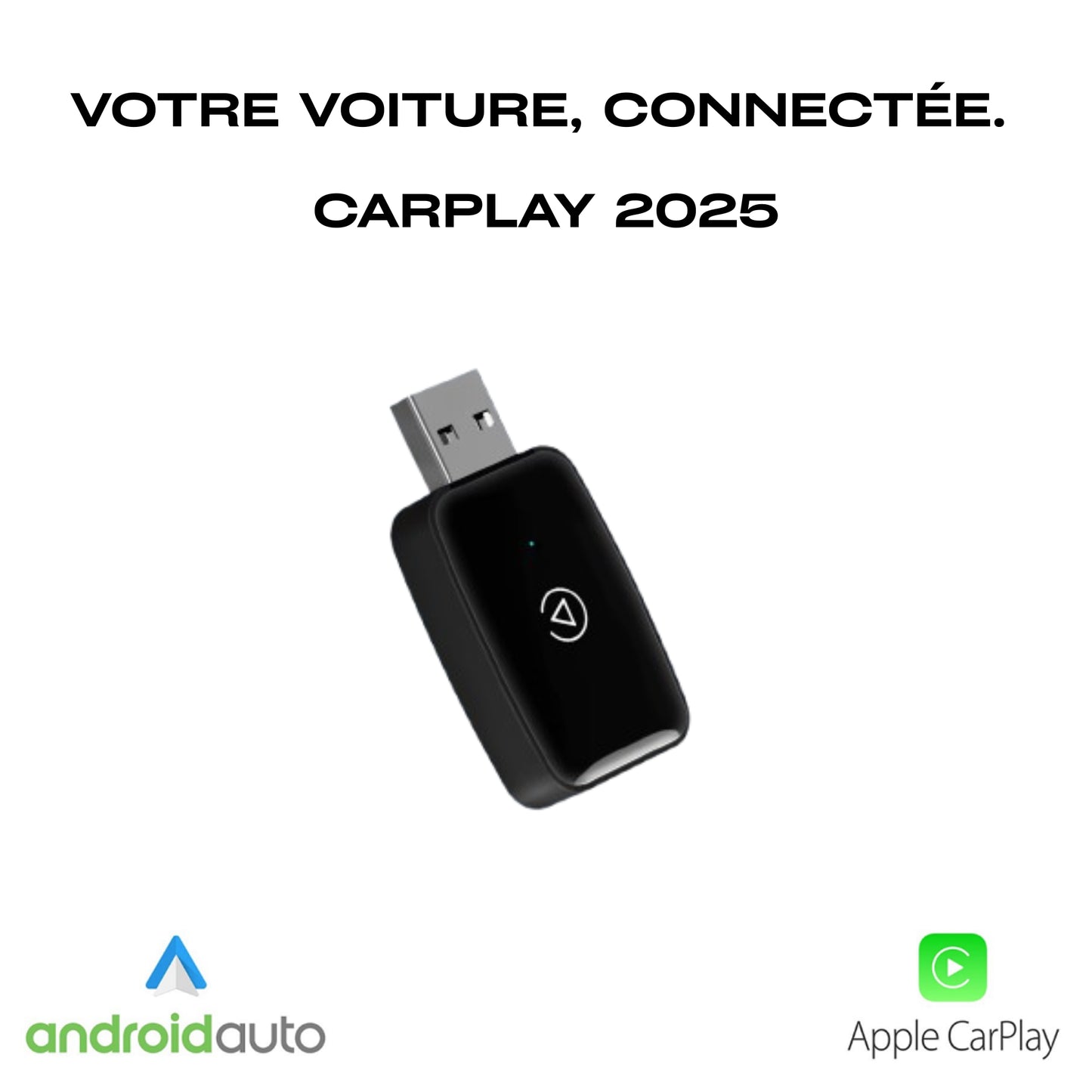 Boîtier CarPlay compatible iPhone et Android